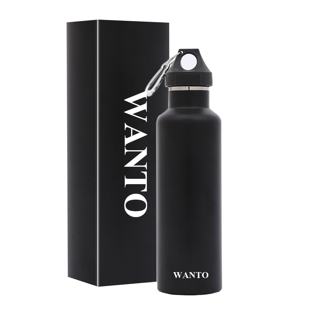 Wanto 12oz 18oz 21oz 25oz 32oz Portable Stainless Steel Hot And Cold Water School Vacuum Flasks Thermoses With Bamboo Lid