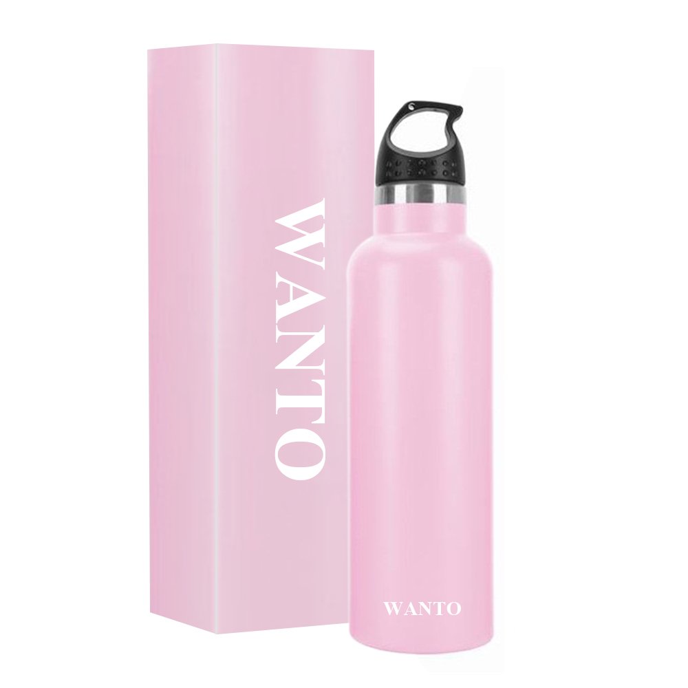 Wanto 12oz 18oz 21oz 25oz 32oz Portable Stainless Steel Hot And Cold Water School Vacuum Flasks Thermoses With Bamboo Lid
