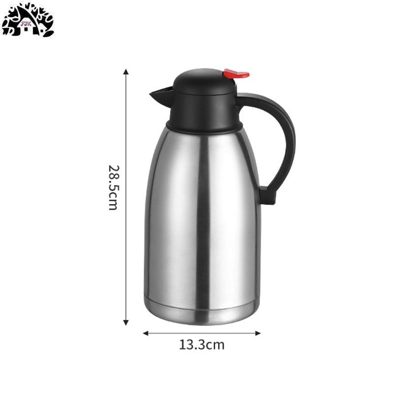 Stainless Steel Thermos Carafe Coffee Pot Vacuum Flask Kettle 68oz/2 Liter Jug Vacuum Flask