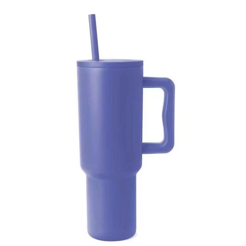 RTS40 oz thermos cup with handle factory source supply can be customized with pattern and logo