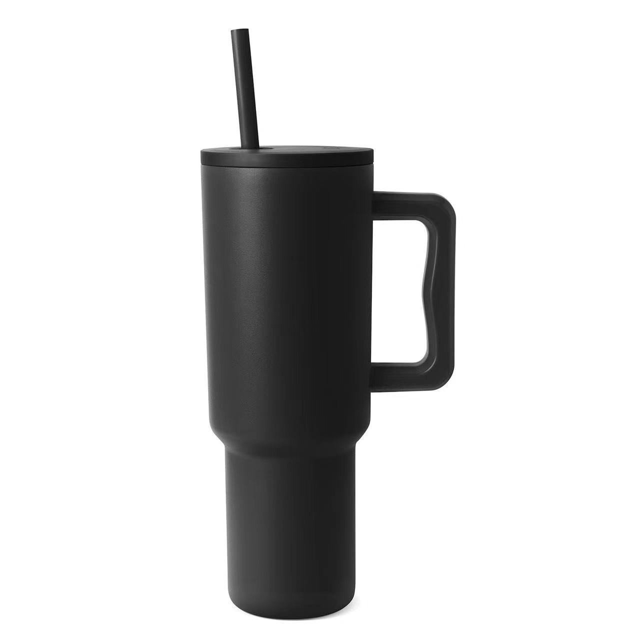 RTS40 oz thermos cup with handle factory source supply can be customized with pattern and logo