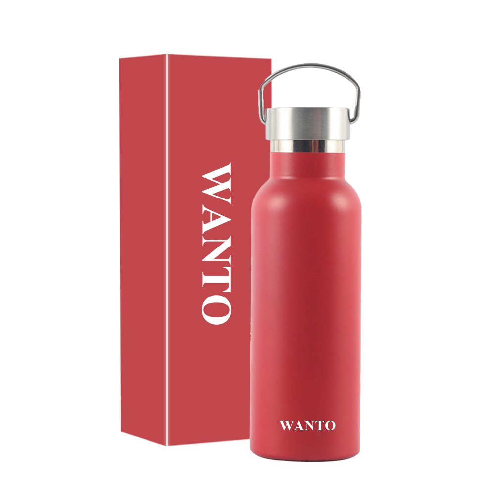 Wanto customized stainless steel signature high grade vacuum flask water bottles thermos with competitive price