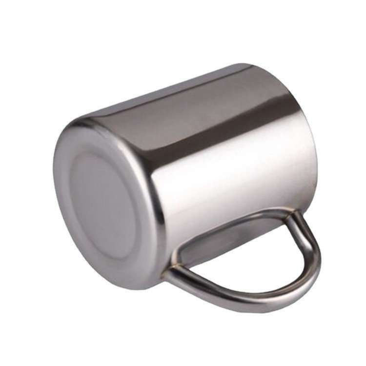 AGH 14oz Mug Stainless Steel Tumbler Double Wall Insulated Tumbler Cup 400ml Coffee Mug With Handle
