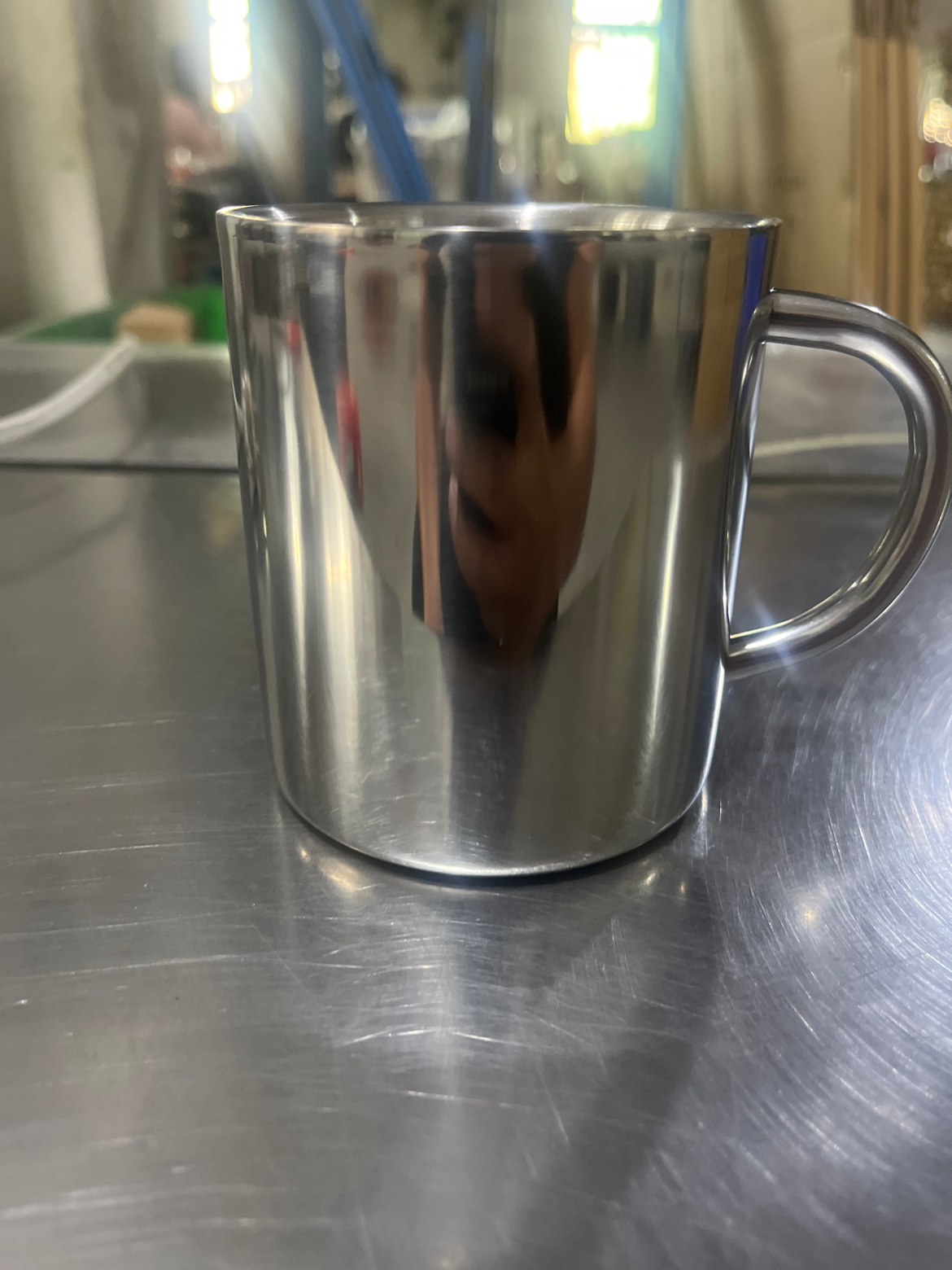 AGH 14oz Mug Stainless Steel Tumbler Double Wall Insulated Tumbler Cup 400ml Coffee Mug With Handle
