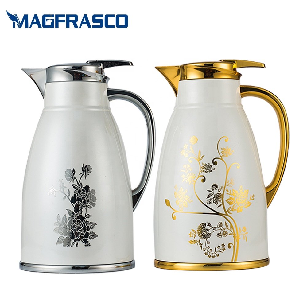 dubai saudi deluxe luxury black white hot cold water tea arabic tea glass thermos vacuum flask