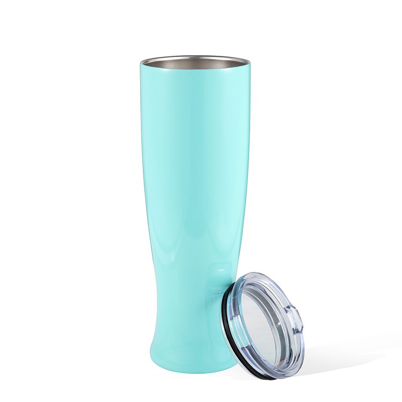 Stainless Steel portable Insulated double wall Vase shape water bottles tumblers Cups Mugs with Straw and color gift box