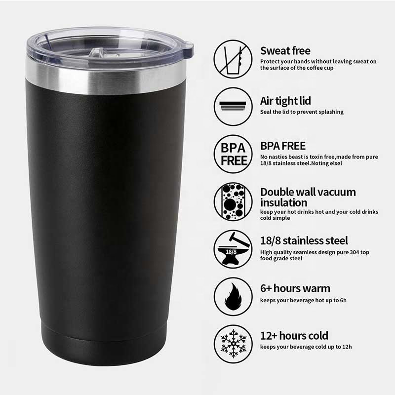 2025 New Idea Product Tumbler Stainless Steel Double Insulated Tumbler 20oz 16oz 30oz Coffee travel Tumbler Mug