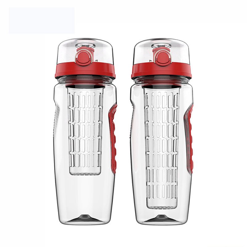 Fruit Infuser Water Bottle 32oz Best BPA Free Fruit Infusion Sports Bottle Flip Top Lid W Drinking Spout Leak Proof