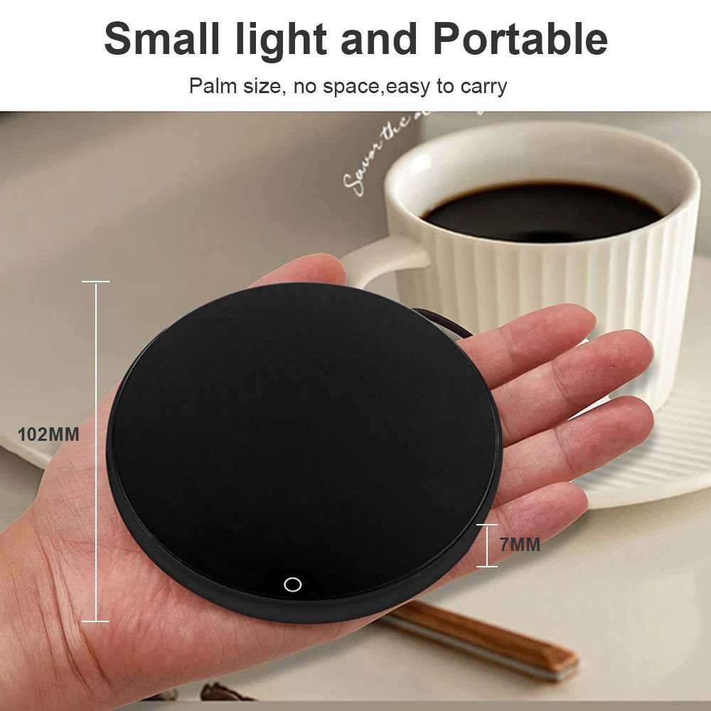 USB Heating Pad Electrical Milk Tea Water Thermostatic Coasters Cup Warmer For Home Office Desk DC 5V Coffee Cup Heater Mug Warm