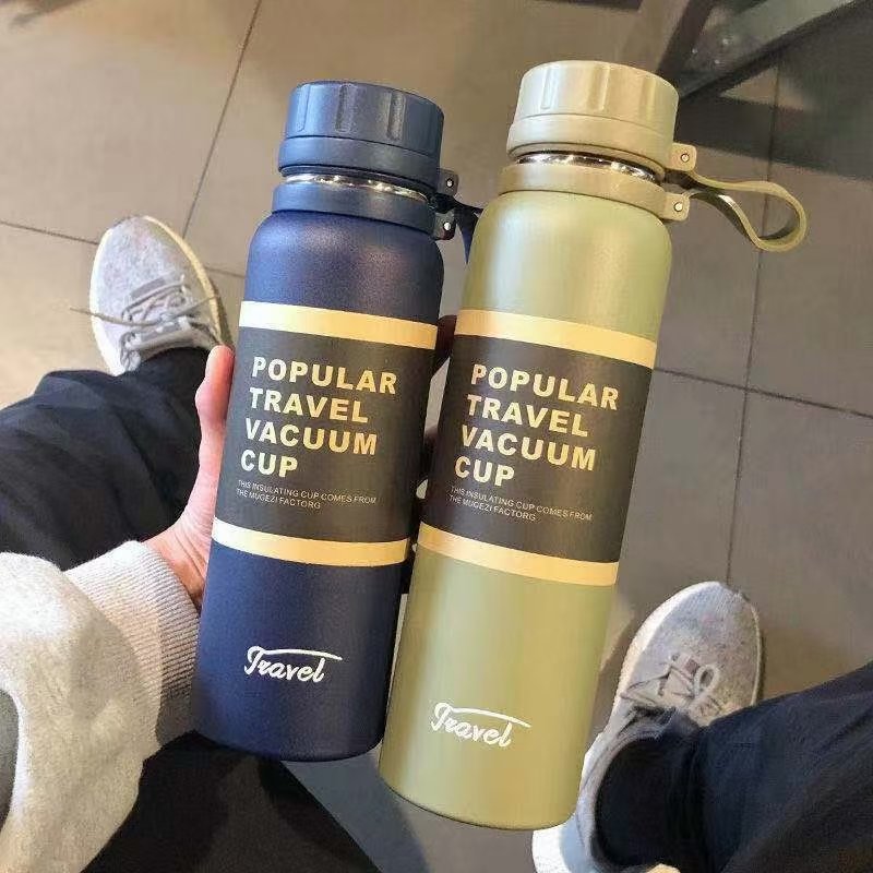 Portable Thermal Water Bottle Insulated Stainless Steel Vacuum Flask