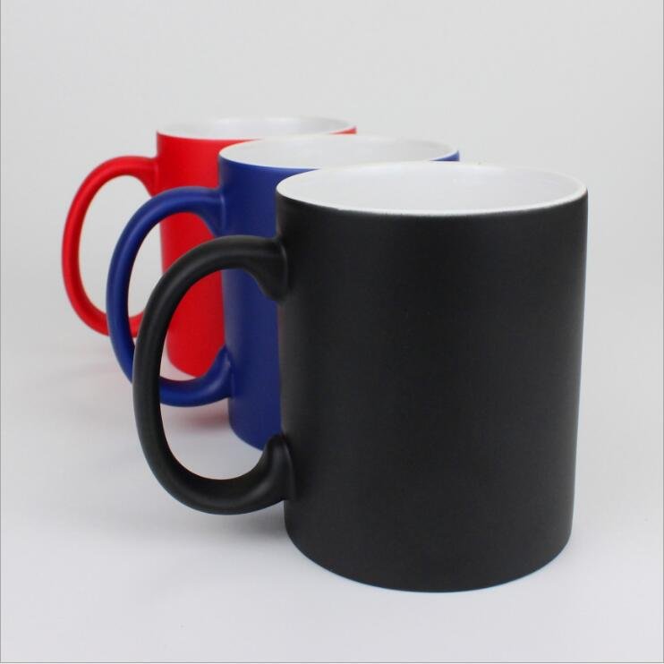 11oz Sublimation Blank Color Changing Mug Heat Press Printable Cup For Christmas/Diy Crafts