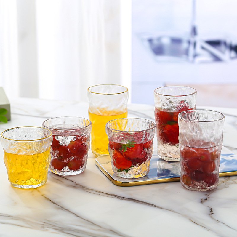 Hot on gradient whiskey glass beer mug 300ml 350ml colored glass cup drinking glass