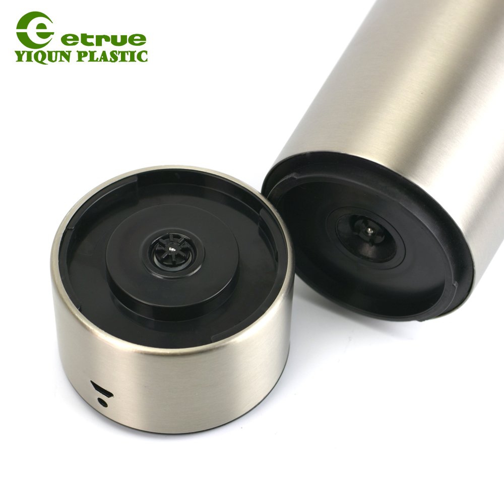 New design USB Rechargeable Stainless Steel Vacuum Protein Powder Shaker Bottle