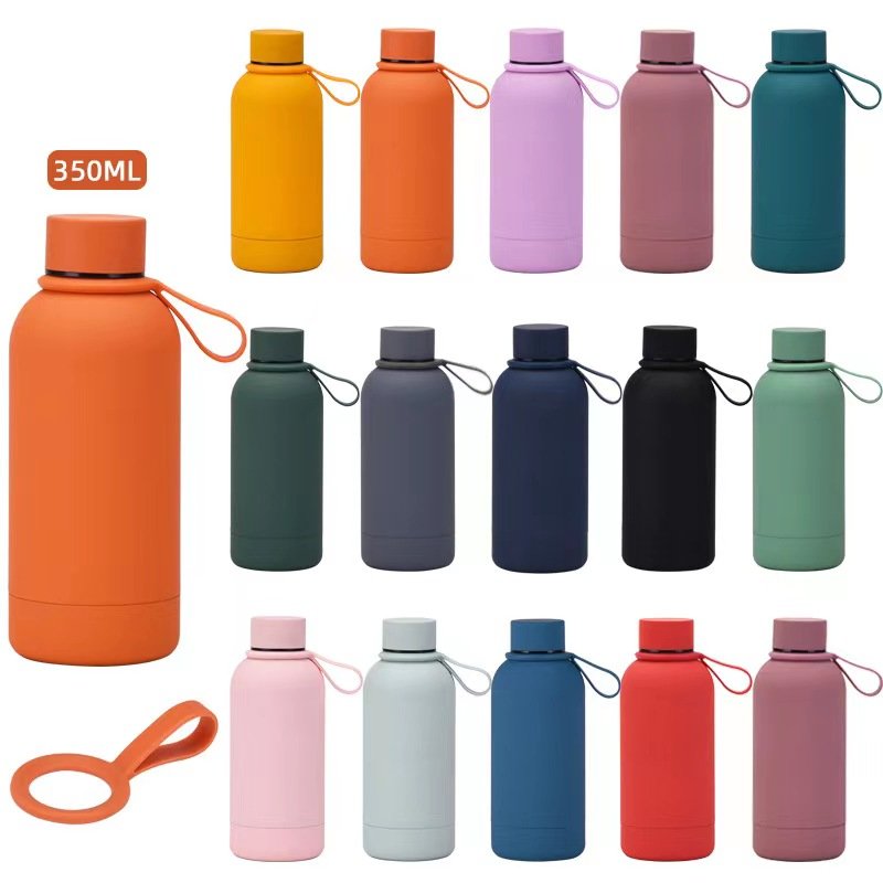 300/500/750/1000MLml Food Grade Double Wall Stainless Steel Small Mouth Sport Water Bottle Vacuum Insulated Thermal Bottle