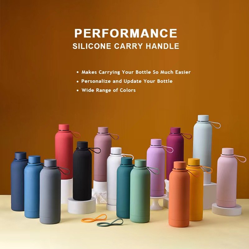 300/500/750/1000MLml Food Grade Double Wall Stainless Steel Small Mouth Sport Water Bottle Vacuum Insulated Thermal Bottle