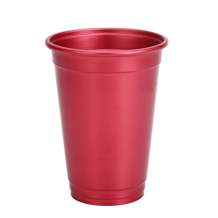 Cup-in-Cup Portable Recyclable Aluminum Glasses Camping Water Beer Juice Mug Hot Cold Drinks Coffee Cup
