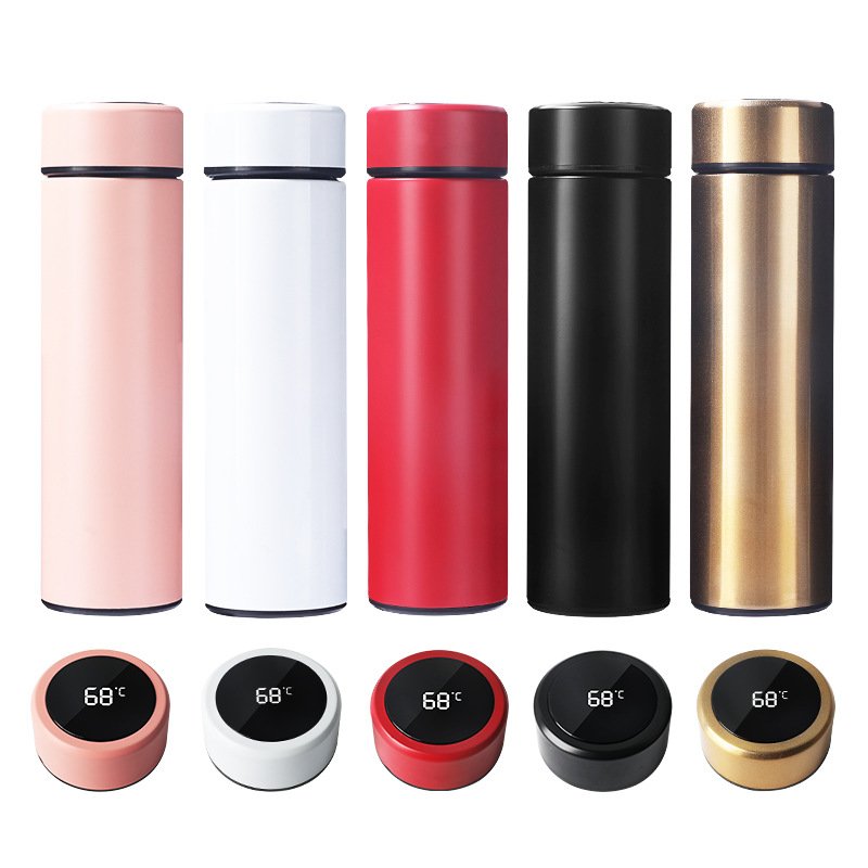 Factory Wholesale Water Bottle Intelligent Stainless Steel Drinking Reminder Temperature Display Flask Termo Smart Cup