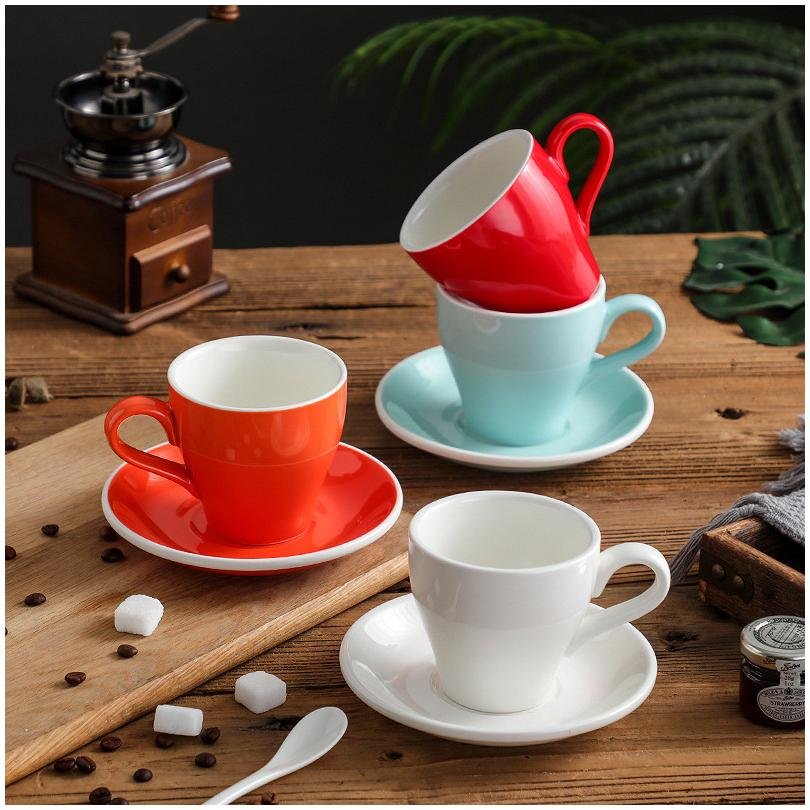Ceramic Mugs 12Oz kupa Wall With Spoon Wood Insulated With Lid 15Oz Ethiopian Coffee Tea Pot Set Tea Cup Sets Ceramic With Tray
