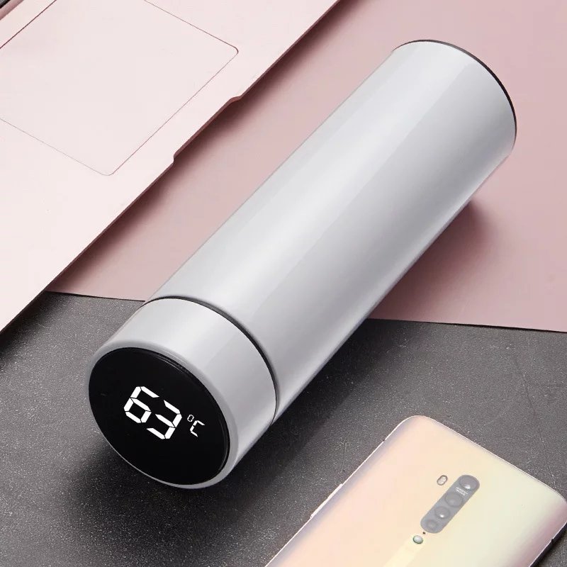 500 ml Digital Thermos Cup Intelligent Temperature Display Water Bottle Heat Preservation Vacuum Thermos Flask For Coffee Tea
