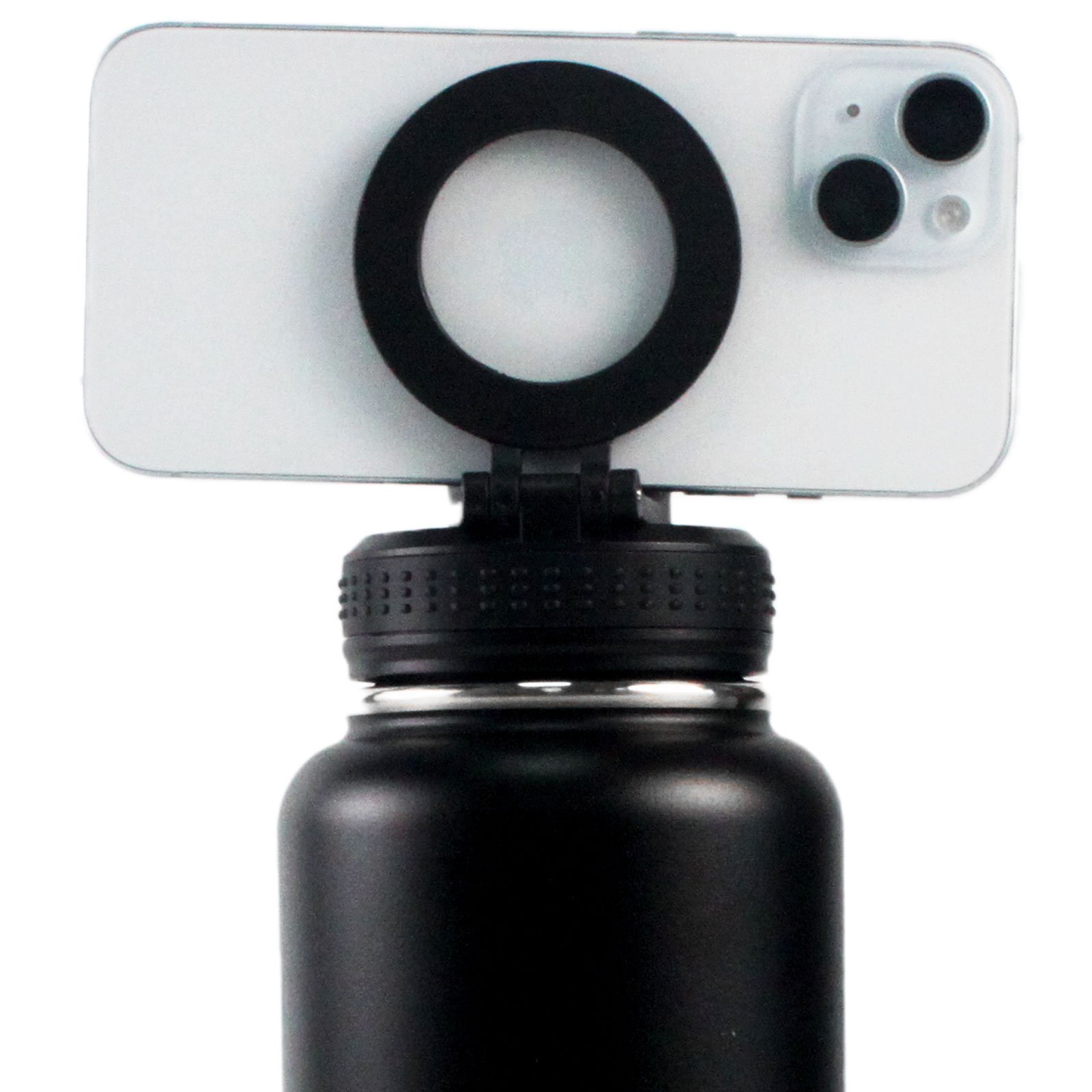 New Design Sports Unique Gifts Vacuum Flasks Thermoses Custom Logo Magnet Water Bottle with Magnetic Phone Holder Stainless