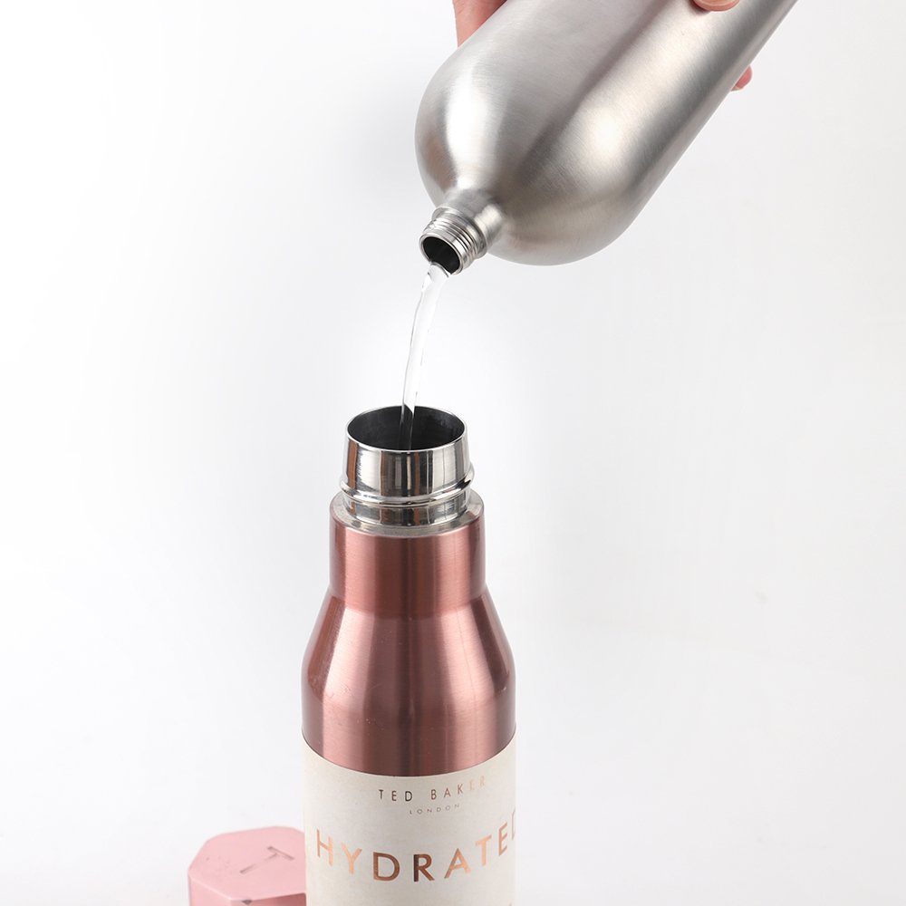 HEESUN 500ml Stainless Steel Vacuum Insulated Flask With A New Appearance, Outdoor Portable Thermal Water Bottle