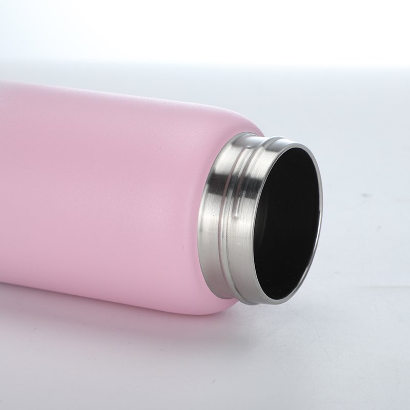 500ml 20oz Stainless Steel Double Wall Water Bottle Thermos Portable Vacuum Flask Sport cup With Straw