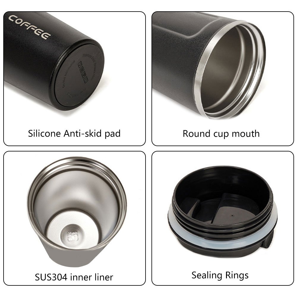 Wholesale Stainless Steel Double-Wall Thermos Cup Smart Mug with LED Digital Display and Lid Coffee Temperature Tumbler