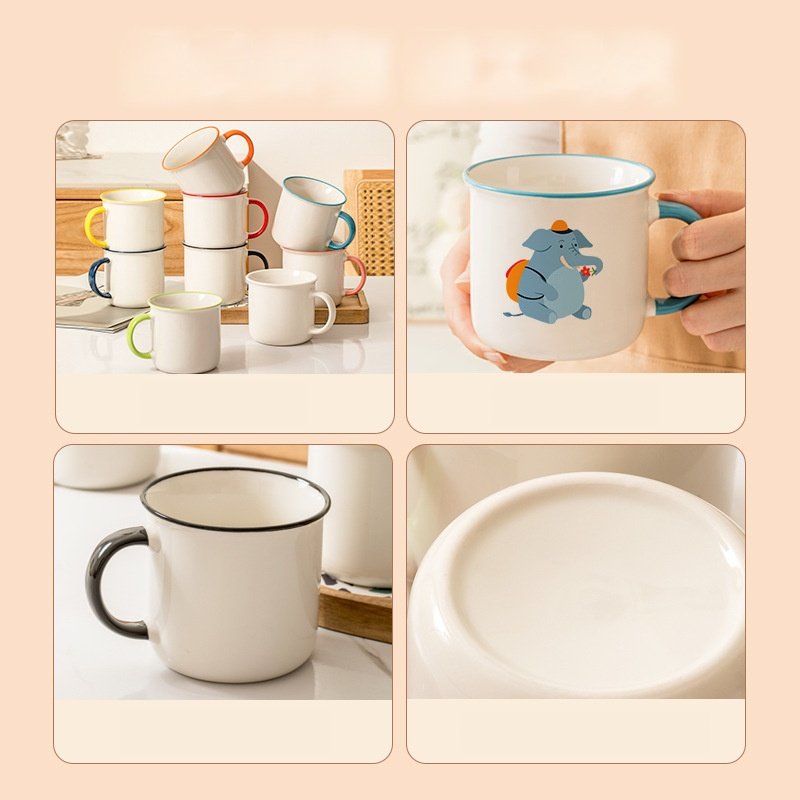 custom logo white 350ml 11oz eco-friendly dining room Printed sublimation coffee mug cup ceramic mugs for Business gifts