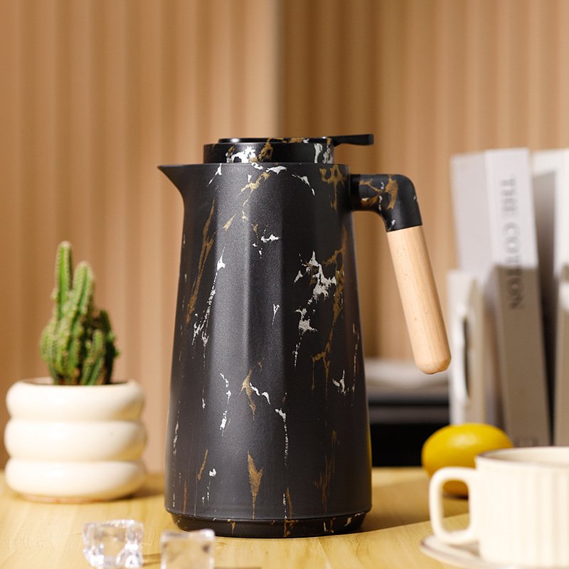 Nordic Ins custom 1000ml large capacity double wall vacuum flasks thermos jug stainless steel insulated hot tea pots kettles