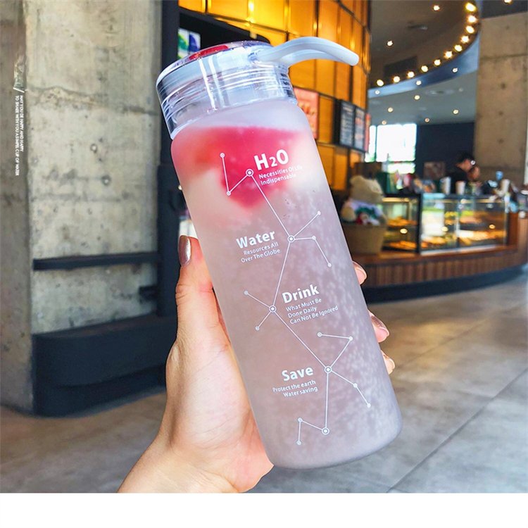 Factory Selling Customized Colored Handmade High Temperature Resistance Outdoor Drinking With Cover Glass Water Bottle