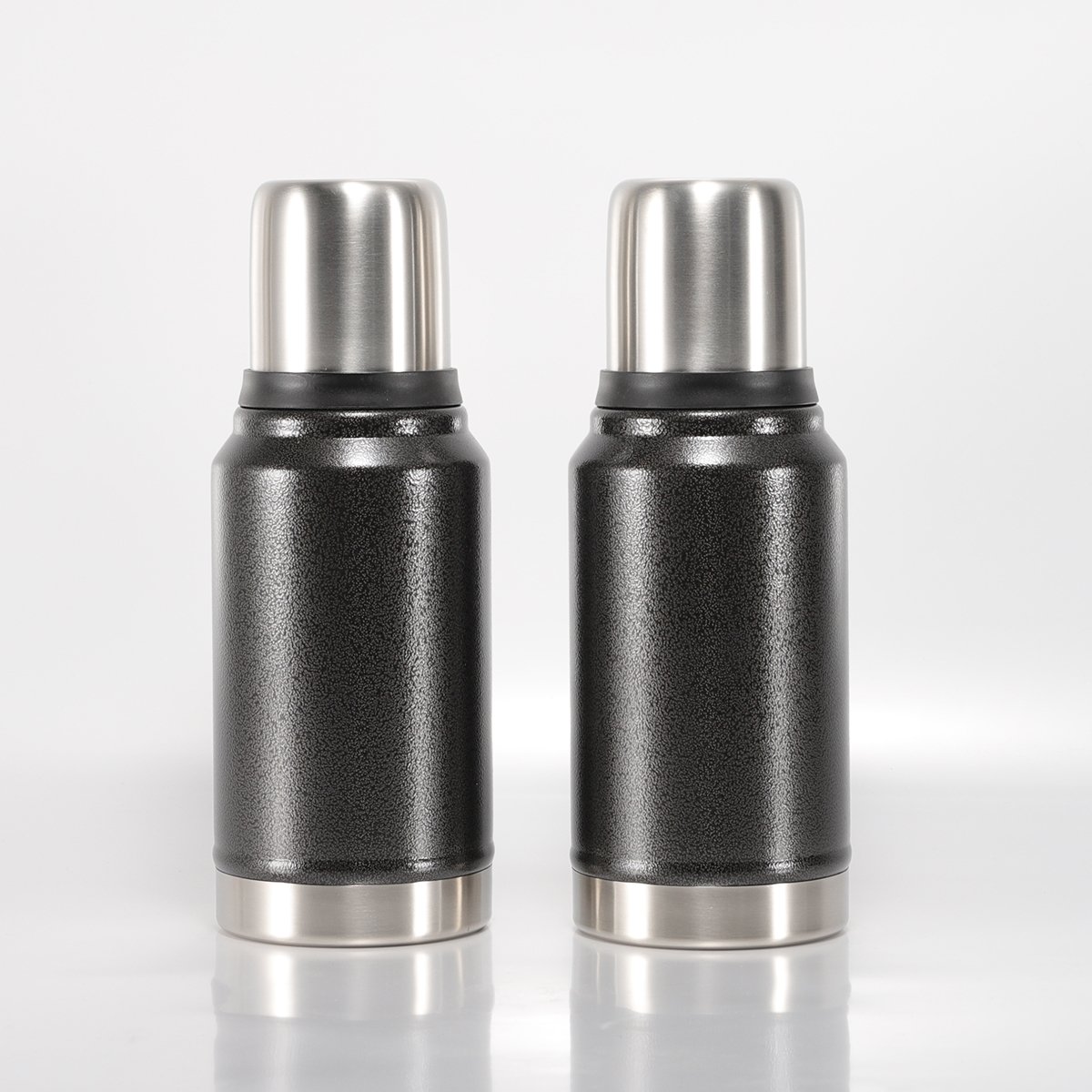 Outdoor thermos 750ml 1000ml 1200ml water bottle double wall stainless steel vacuum flask with handle
