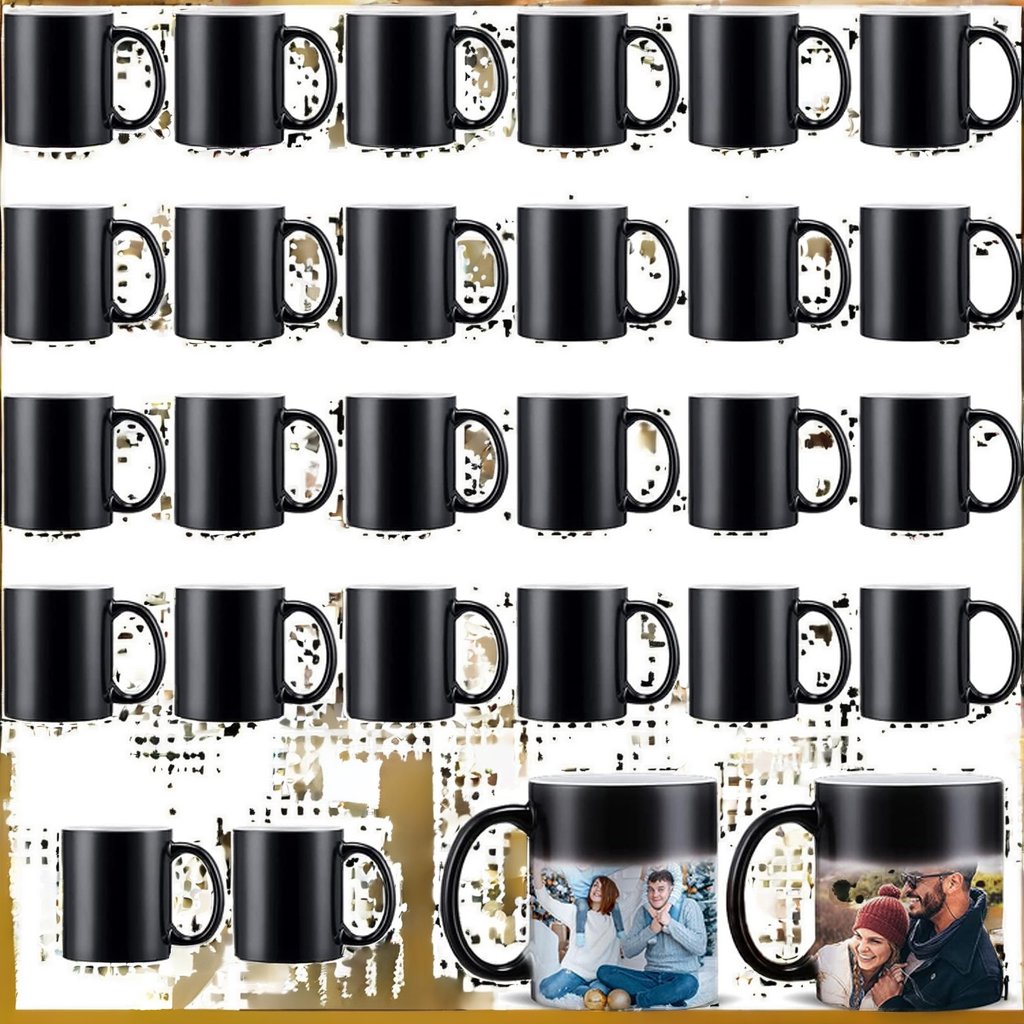 Creative Encounter Thermochromic Mug Custom Pattern Ceramic Mug DIY Photo Holiday Gift Mug