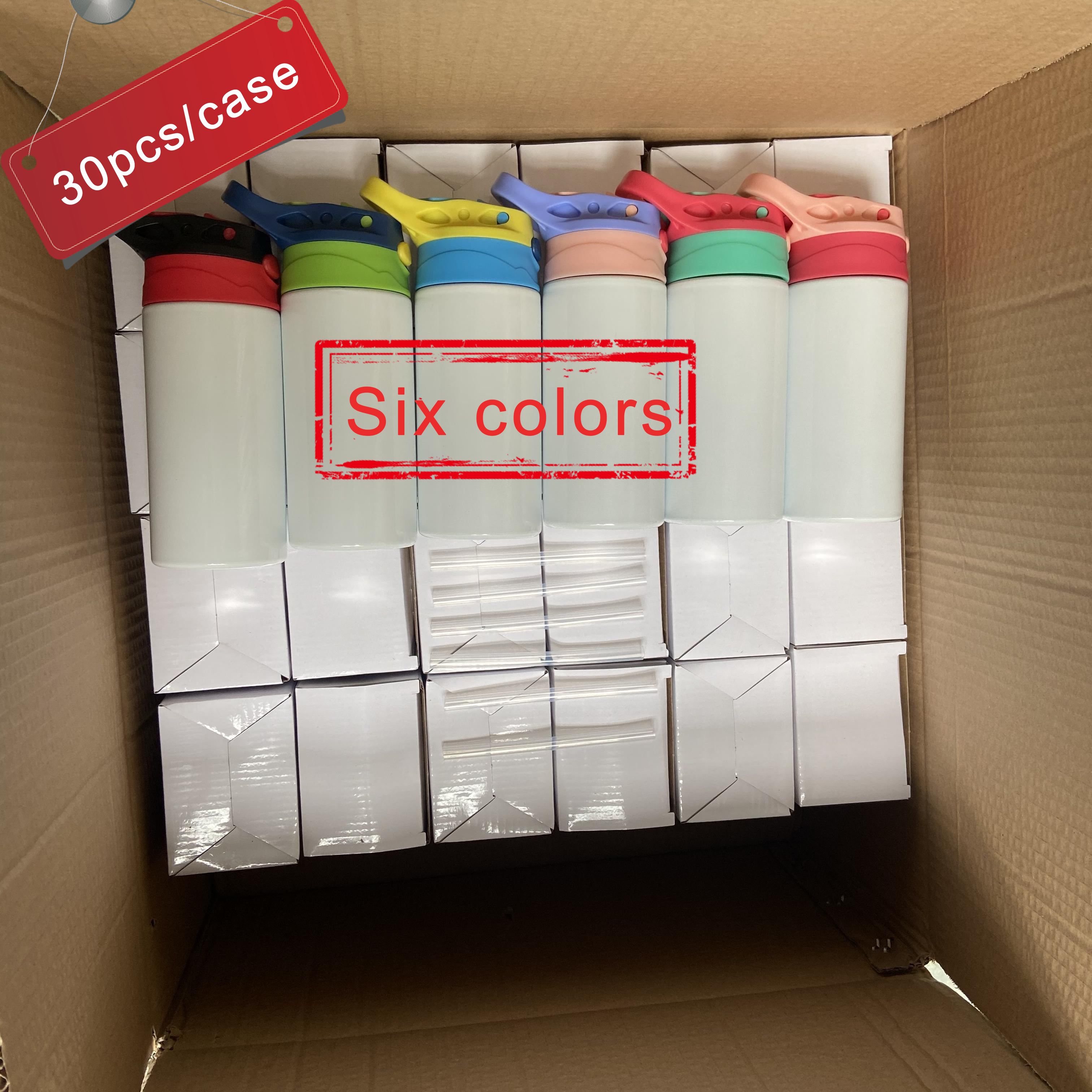 factory direct price white water bottle stainless steel 350ml for baby drinking bottle kids tumbler sublimation 12oz