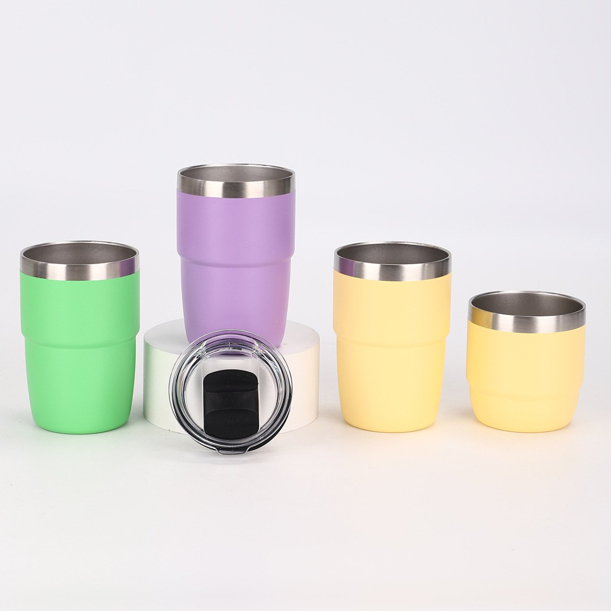 Mini tumblers 4oz 6oz 8oz cup Stainless Steel Wine Shot Tumblers insulated bottle water drink cup coffee mug