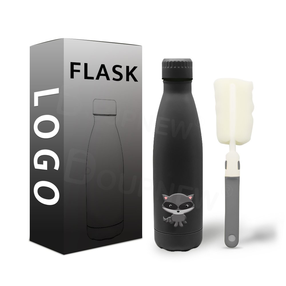 Wholesale Cheap Stainless Steel Flask Bottle Single Wall Thermos Cola Shaped Water Bottle With Custom Logo