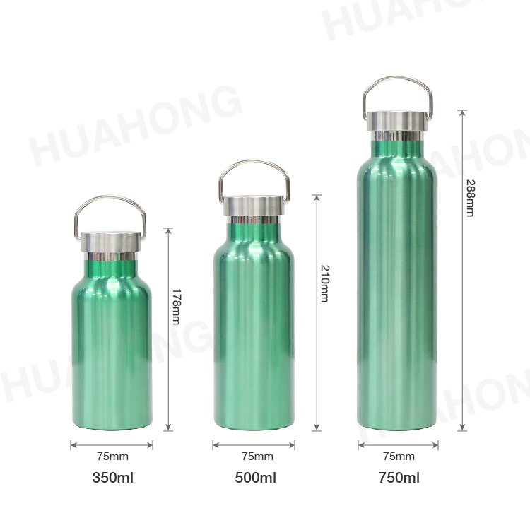 Factory Wholesale Eco Friendly 600ml Custom Eco Friendly Product 2023 Portable Vacuum Sport Bottles Vacuum Flask with Handgrip