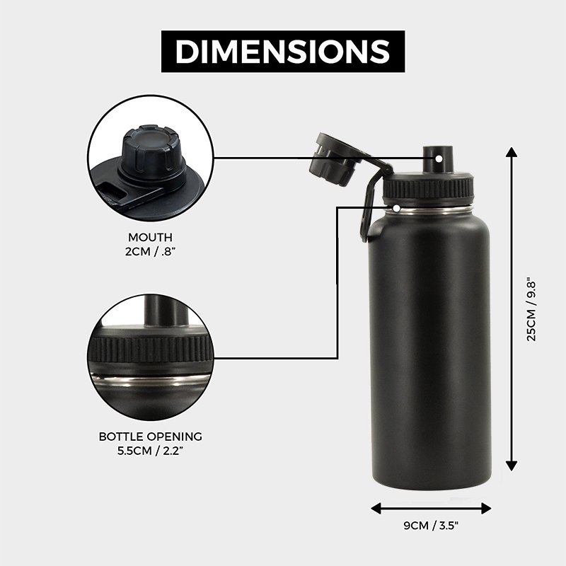YEWAY ODM Design 18/8 Bpa free 32oz hot and cold custom logo bottle double wall vacuum insulated stainless steel water bottle
