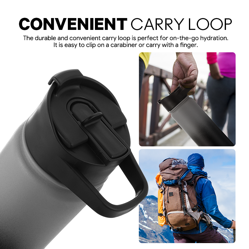 double wall vacuum flask insulated stainless steel sport water bottle drinking tumbler