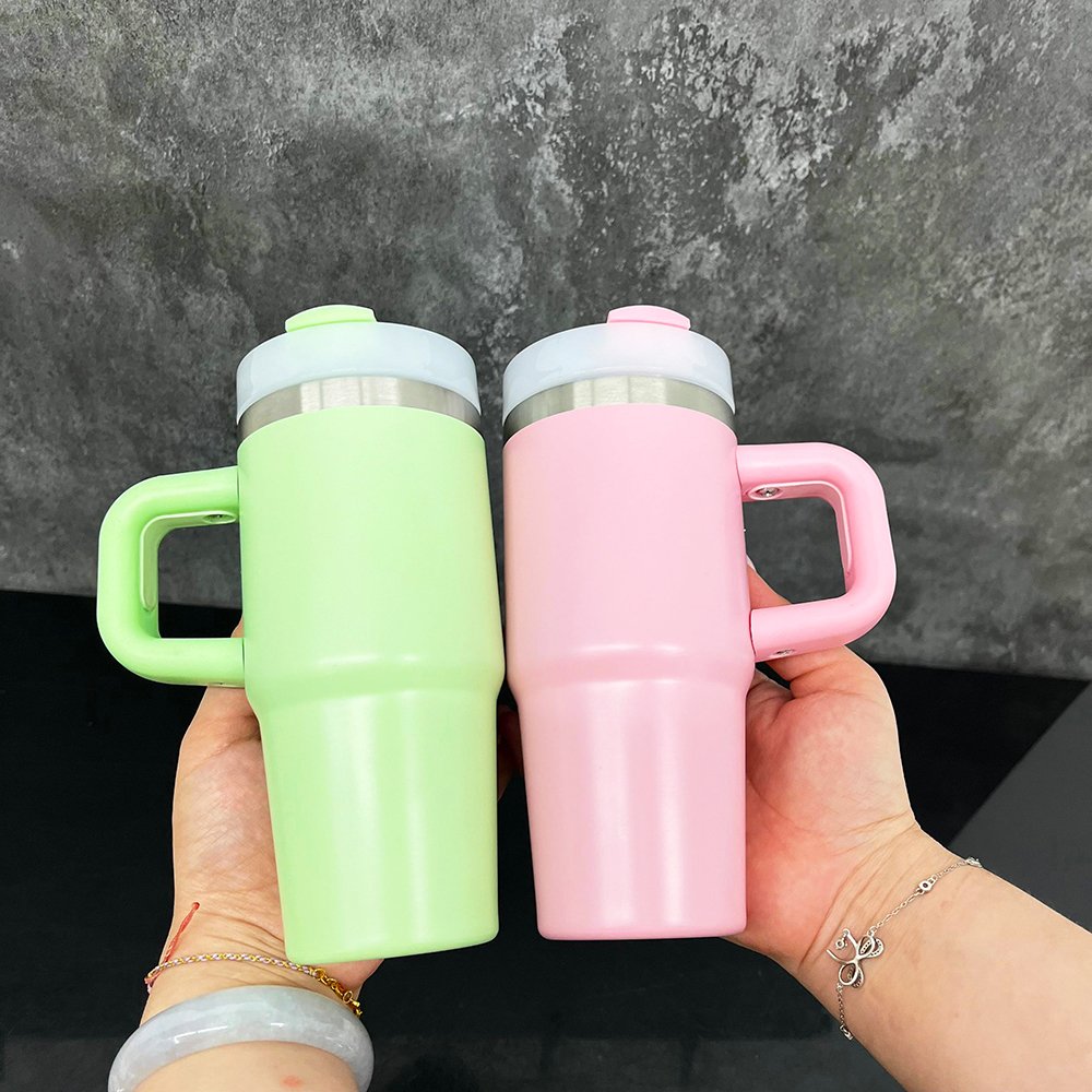 macaron 14oz baby tumbler for blank sublimation kids travel mug with lids and straws for uv dtf wraps For DIY printing