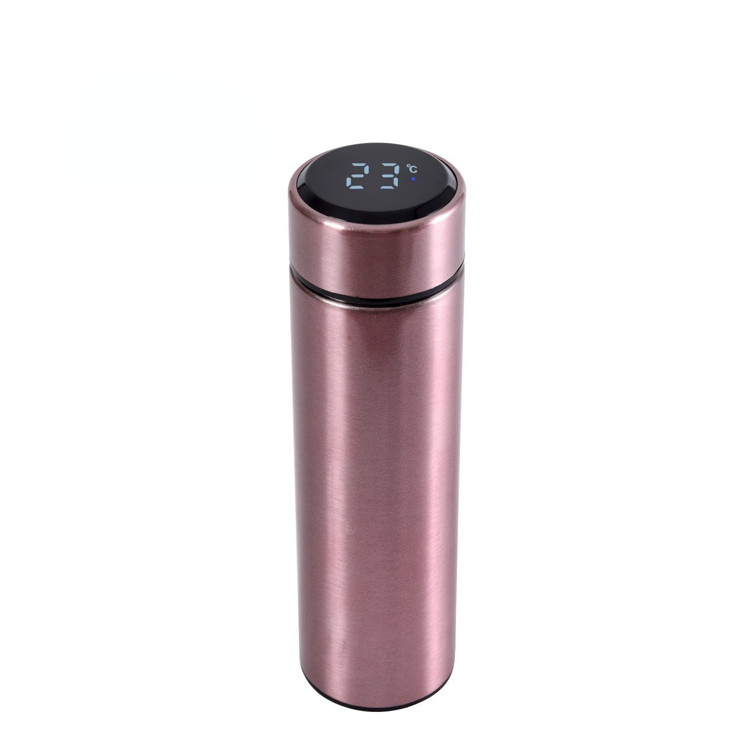 Smart Intelligent Led Display Stainless Steel Travel Water Bottle With Power Bank