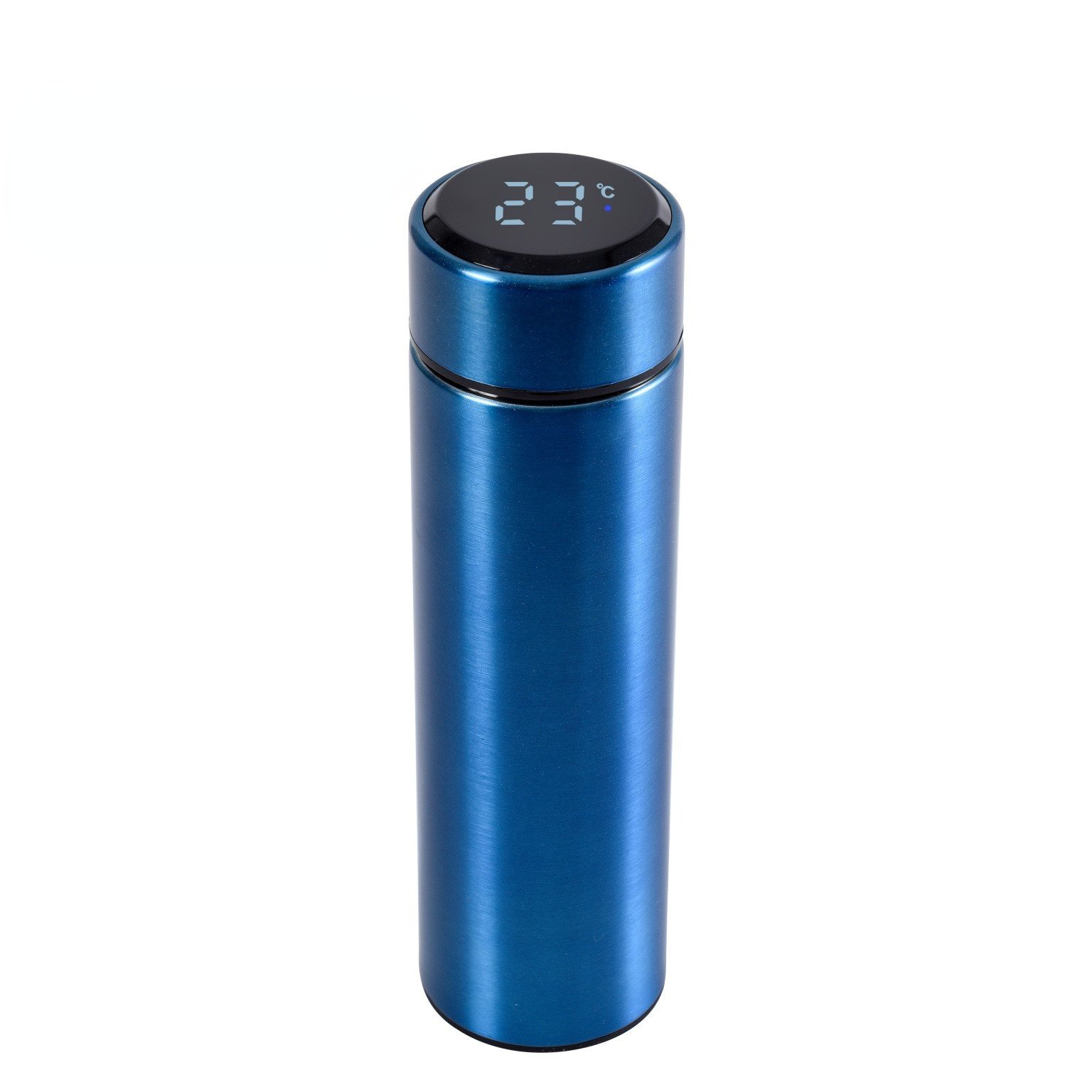 Smart Intelligent Led Display Stainless Steel Travel Water Bottle With Power Bank