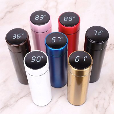 450ml Smart LED Temperature Display Insulation Bottle Intelligent thermos Stainless Steel Intelligent Vacuum Flask bottle