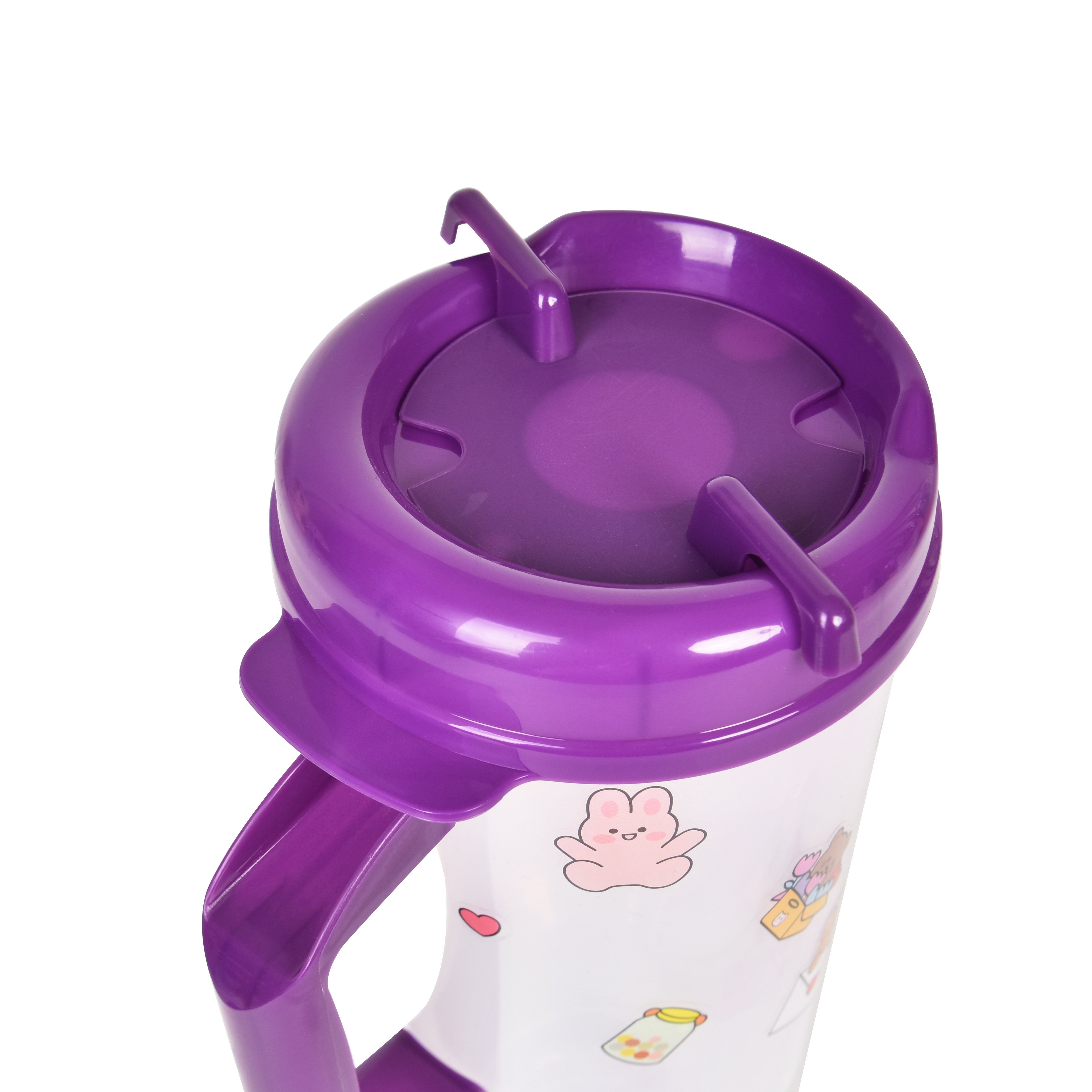 32 /40oz tumbler with handle Customized Plastic Travel Mug BPA Free Outdoor Straw Cup With Swivel Lid And Handle