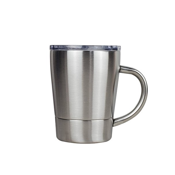 8oz coffee mugs wholesale with handle Double Wall fashion coffee mugs with Lid white mugs printing