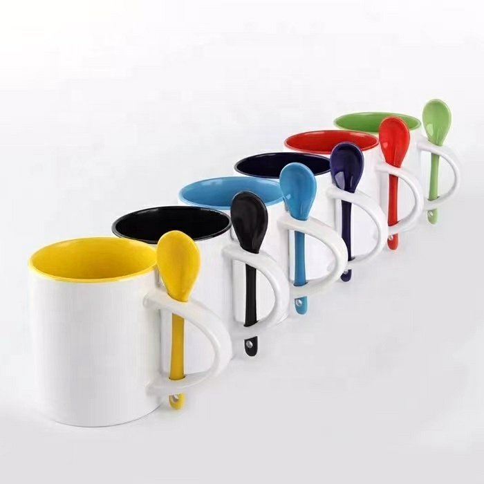 Wholesale sublimation Mug 11oz AAA white ceramic mugs level High quality for custom logo in coffee cup
