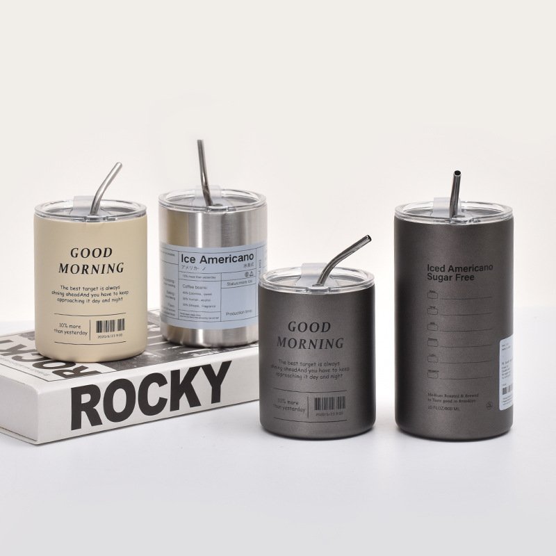 Hot sale reusable coffee mug vacuum insulated double wall tumbler stainless steel coffee mug cup with lid