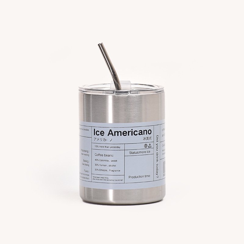 Hot sale reusable coffee mug vacuum insulated double wall tumbler stainless steel coffee mug cup with lid