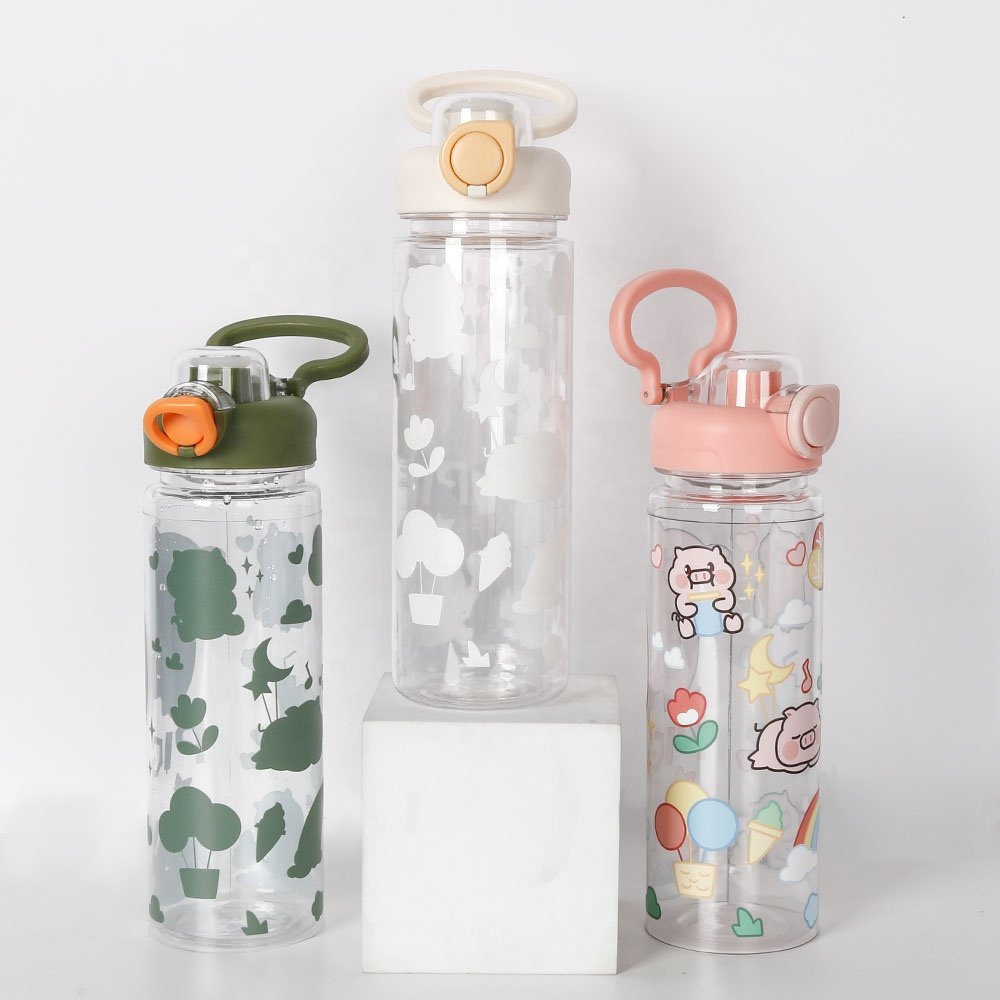 Best Sale Products China Suppliers Custom Logo Personalized Reusable Cute Clear Plastic Sport Water Bottle