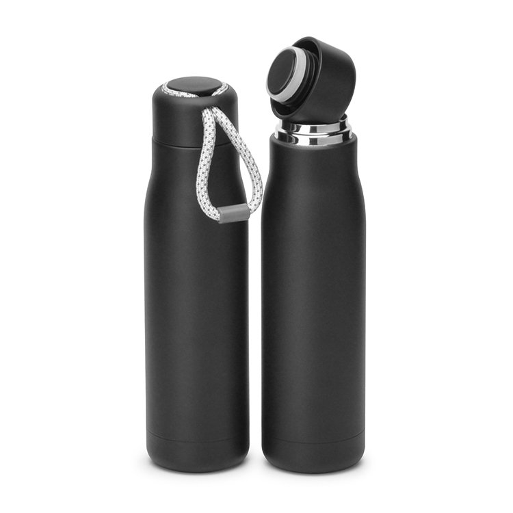 Customized Stainless Steel Double Wall Insulated Flask Sports Water Bottle Vacuum Thermos Travel Cup with Lid