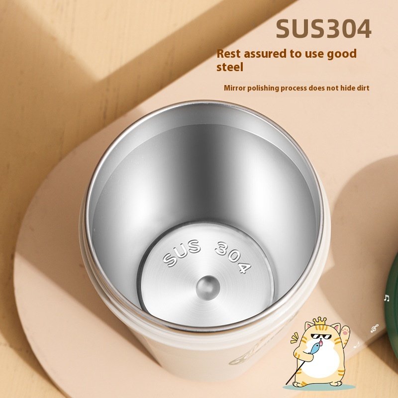 High-Appearance Themed 304 Stainless Steel Vacuum Flask & Thermos Carrying Rope for Drinking Cups